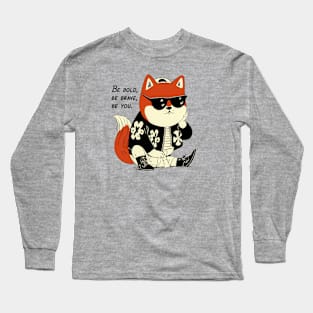 Urban Chic Shiba: Style Unleashed III Long Sleeve T-Shirt